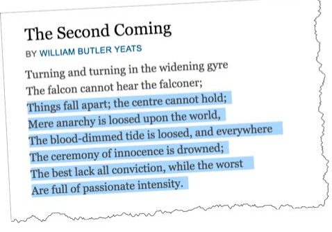 The Second Coming W.B. Yeats